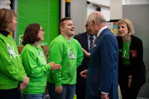 King Charles meeting Felix Project staff